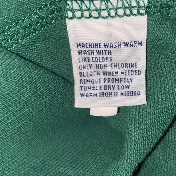 Polo Ralph Lauren forest green large 100% Cotton Striped Collar - Picture 9 of 9